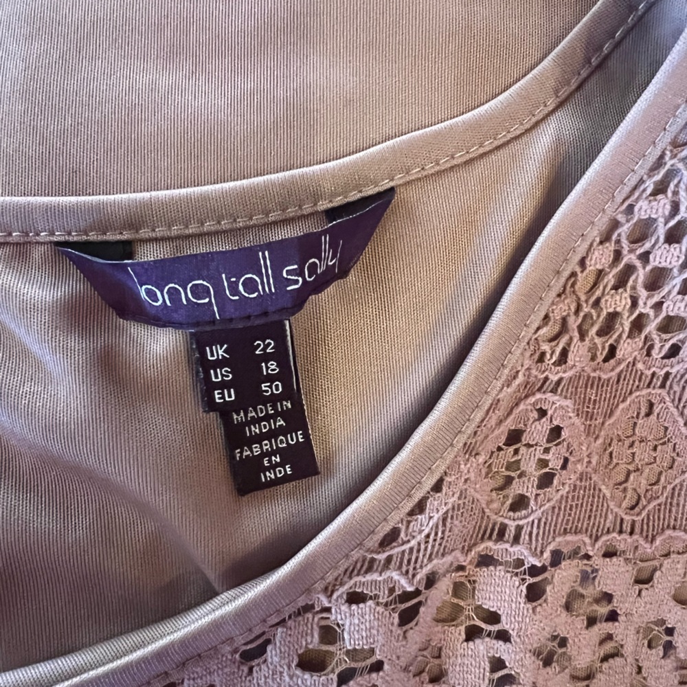 Long Tall Sally Pink Lace Maxi Dress - Picture 3 of 3